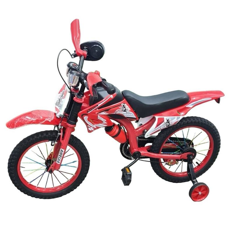 GTI - Bicicleta Infantil Moto Cross  Rin 16 Niños Nueva Y Moderna