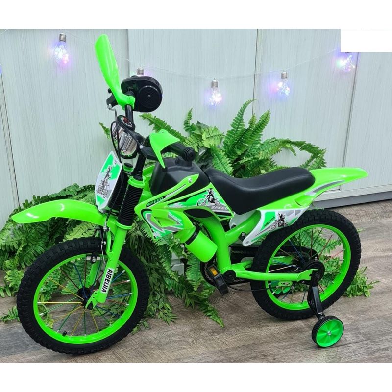 GTI - Bicicleta Infantil Moto Cross  Rin 16 Niños Nueva Y Moderna