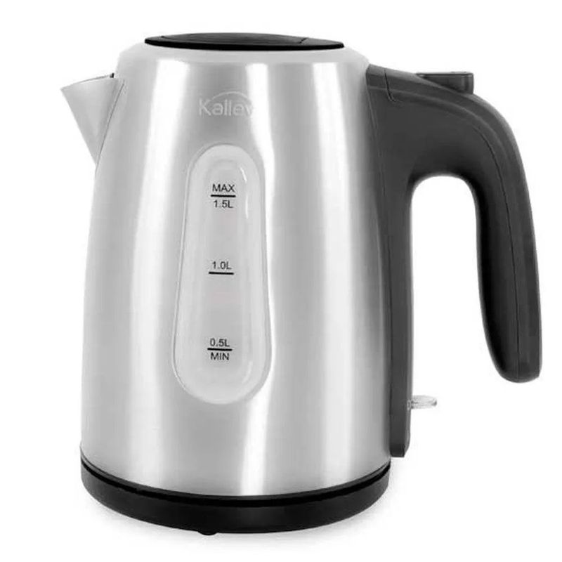 KALLEY - Hervidor Kalley K-ha1502 Plateado Color Negro plateado 110v - 120v