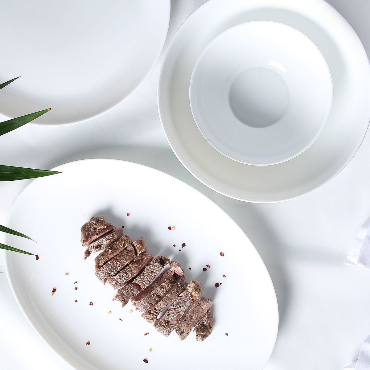 ESSENZA - Plato Largo Luna Round en Vitro Ceramica de 105 - Essenza