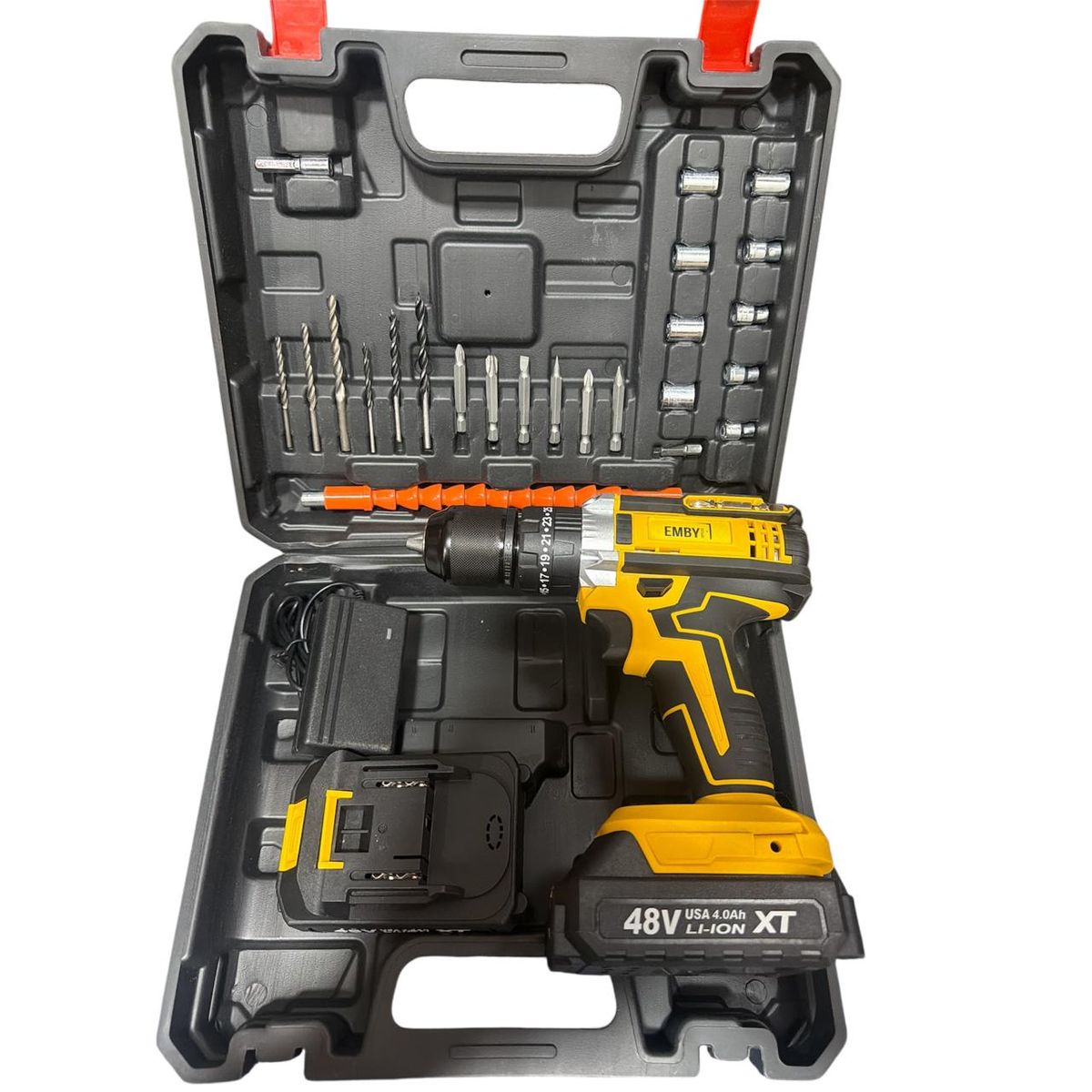 GENERICO - Taladro Inalámbrico 24v Percutor Para Trabajo Pesado