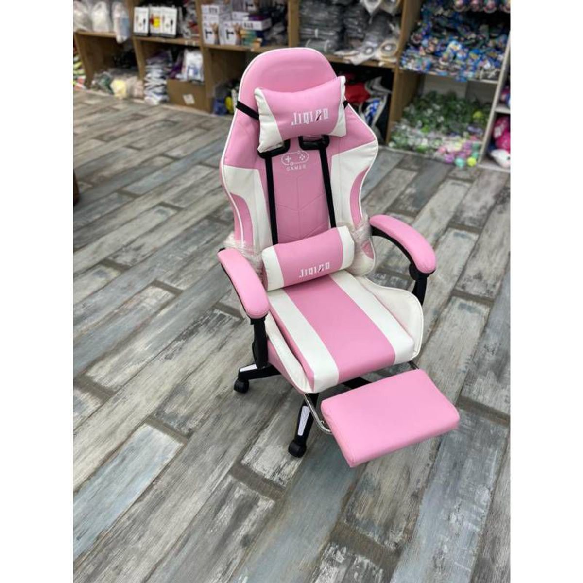 ERGONOMUS - Silla Gamer Profesional 2 almohadillas Reclina 180° Ergonomica - Rosa_.