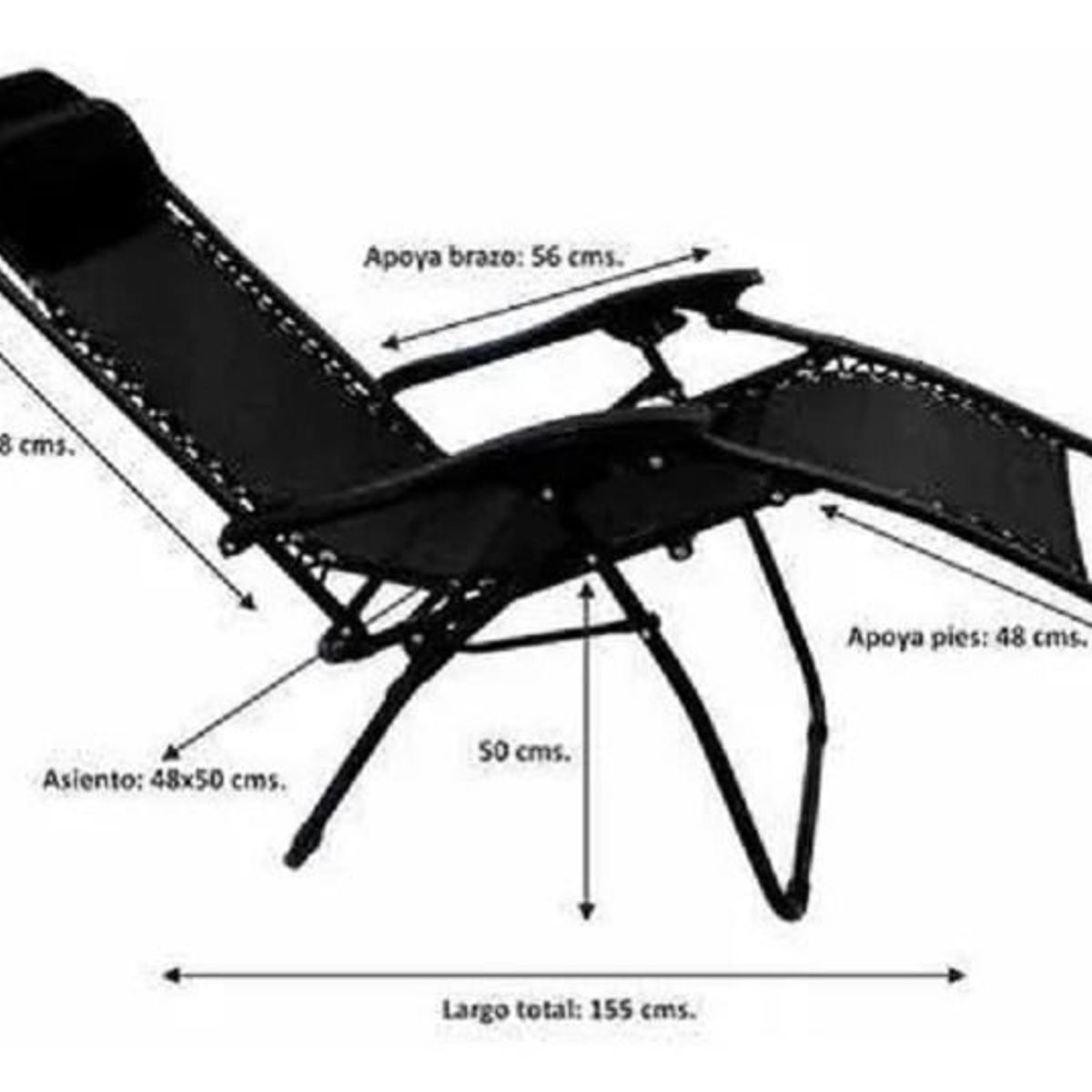 HOME - Silla Cero Gravedad Silla De Jardin Silla Plegable Descanso