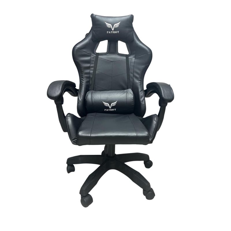 ERGONOMUS - Silla Gamer Profesional 2 almohadillas Reclina 180° Ergonomica - Negra
