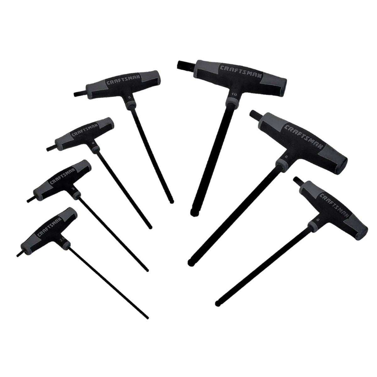 CRAFTSMAN - Set X7 Llaves Hexagonales Craftsman Mango T-through 9-46384