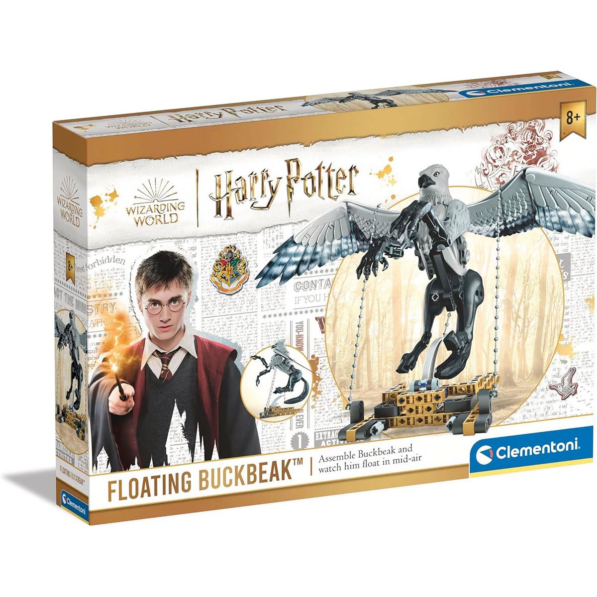 CLEMENTONI - Juego De Armar Harry Potter Hipogrifo Flotante Clementoni