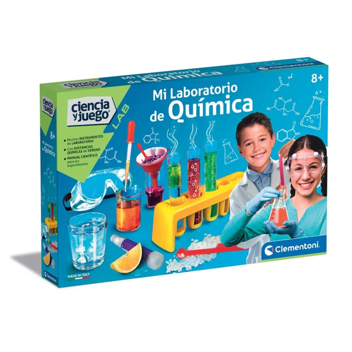 CLEMENTONI - Juego Educativo Laboratorio De Química 150 Experimentos Stem