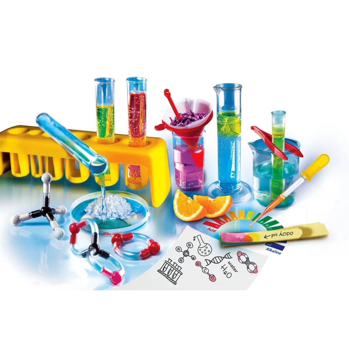 CLEMENTONI - Juego Educativo Laboratorio De Química 150 Experimentos Stem