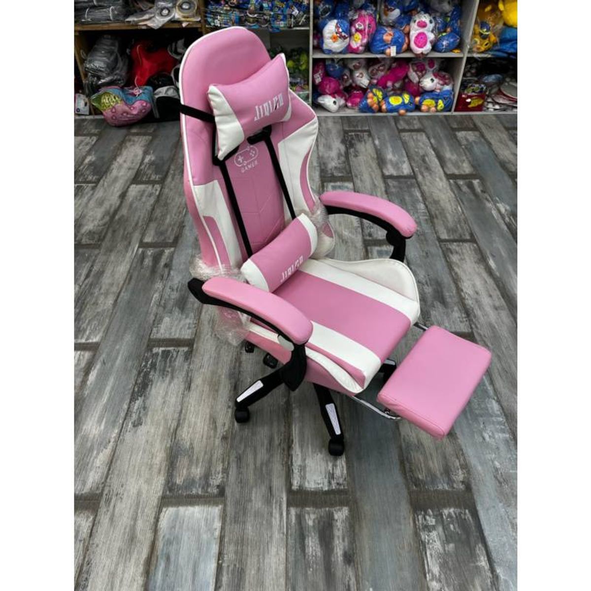 HOME - Silla Gamer Reclinable Para Mujer Silla Escritorio Rosada
