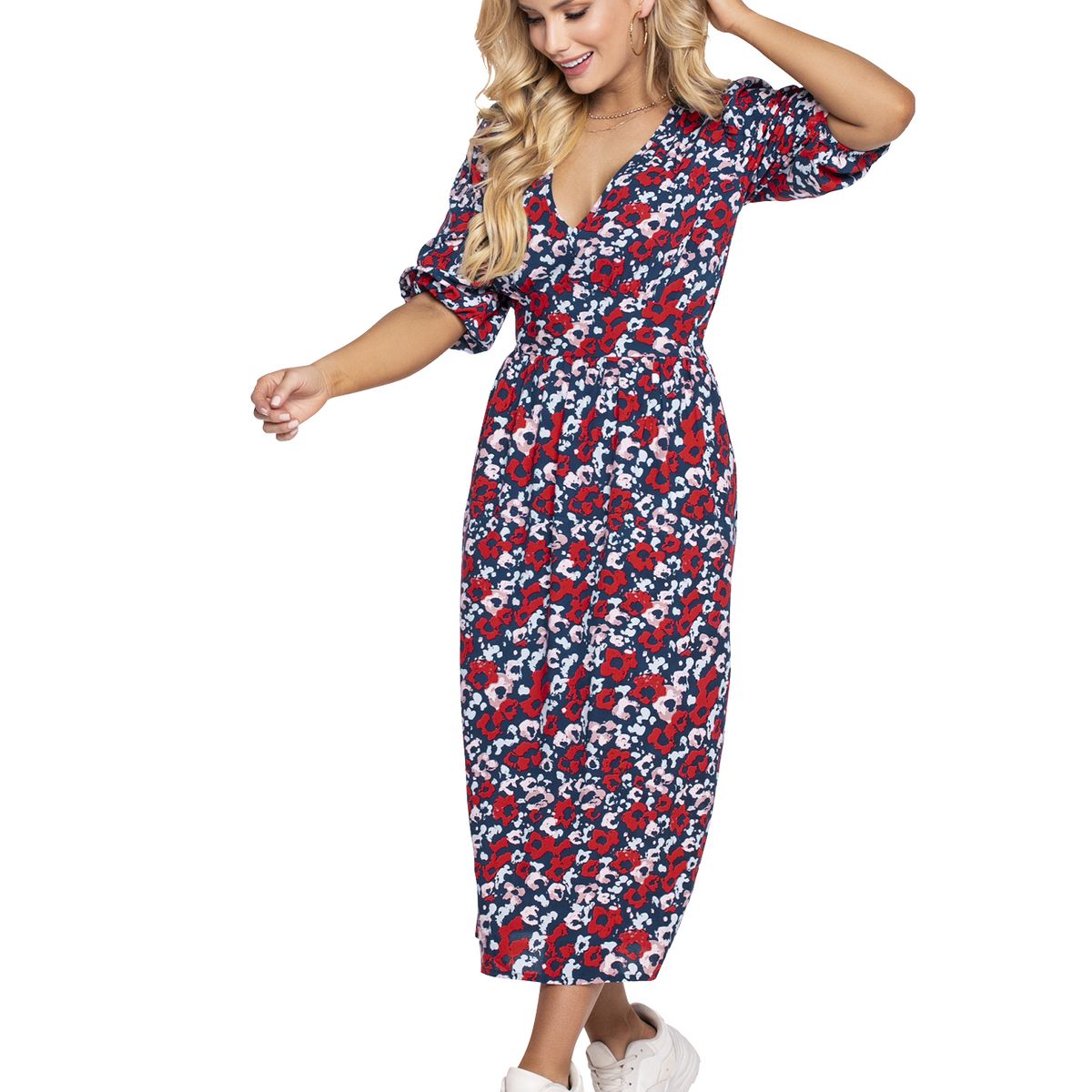 MARKETING PERSONAL - Vestido Largo Mujer Estampado Mp 7269