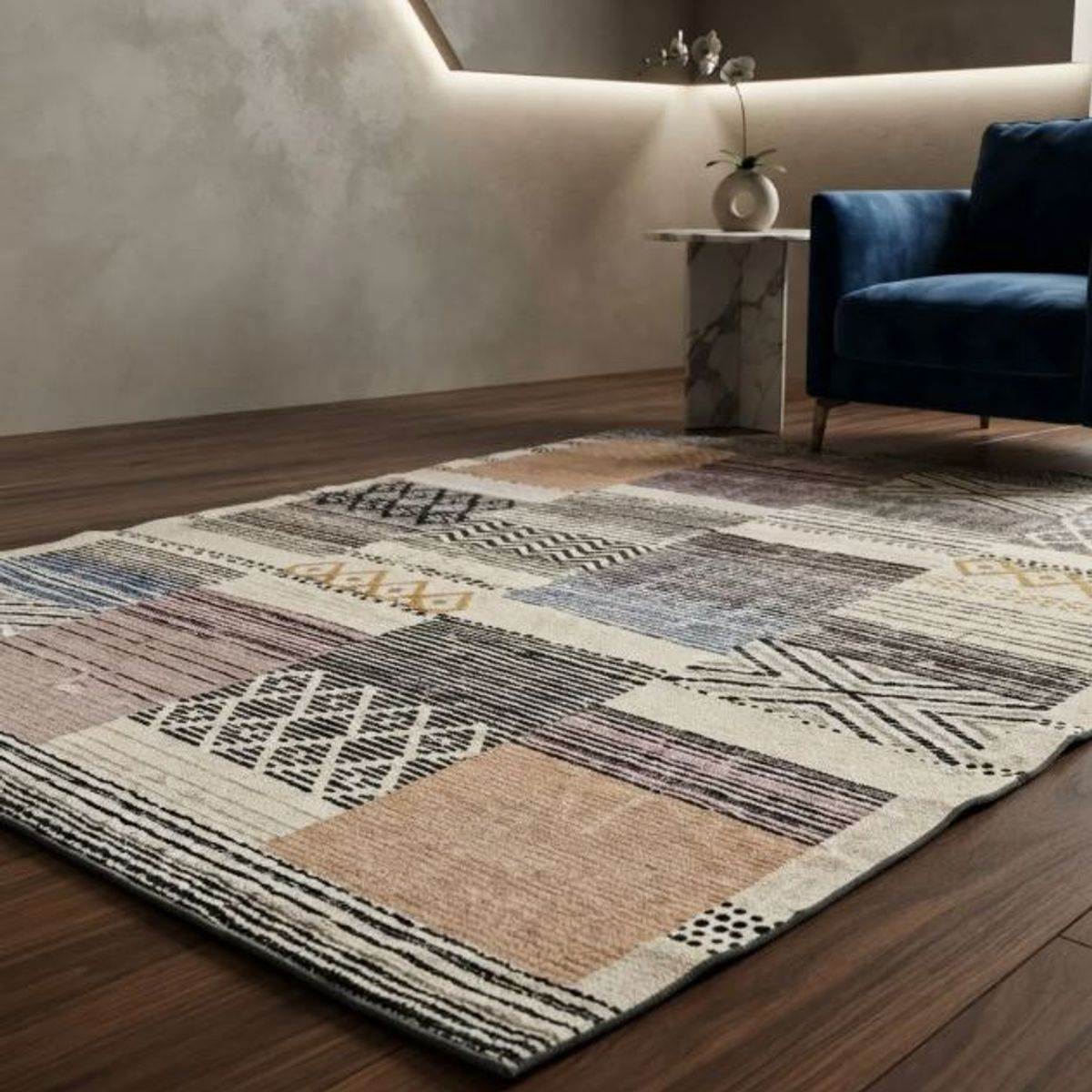 AMERICO SHOP - Tapete Decorativo Moderno 150x200 cm Diseño Elegante