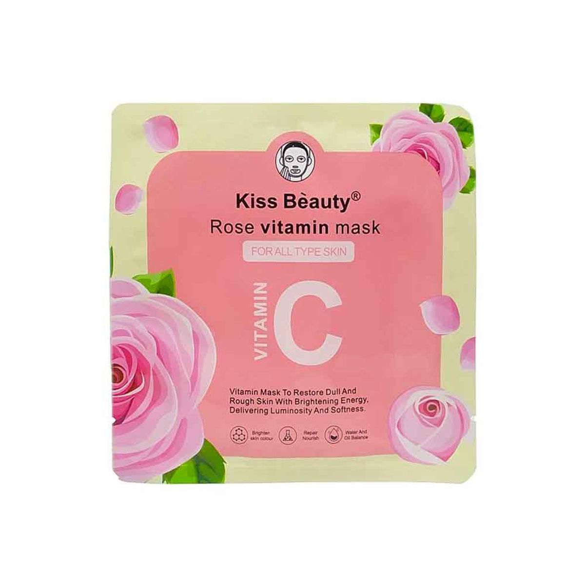 KISS BEAUTY - Mascarilla de Rosas Kiss Beauty