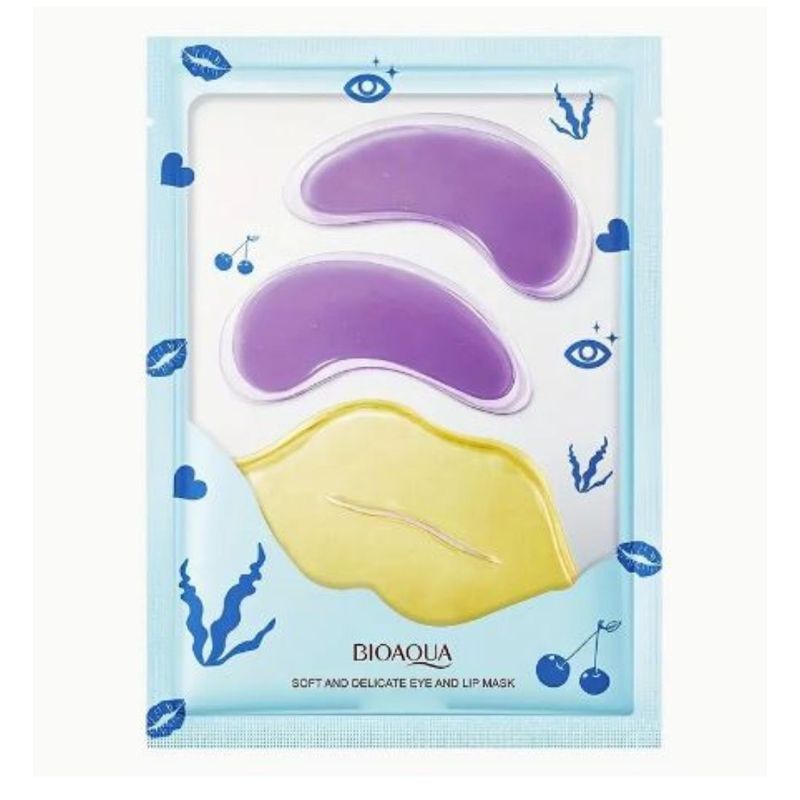 BIOAQUA - Masacara de Ojos y Labios Bioaqua Lila Verde
