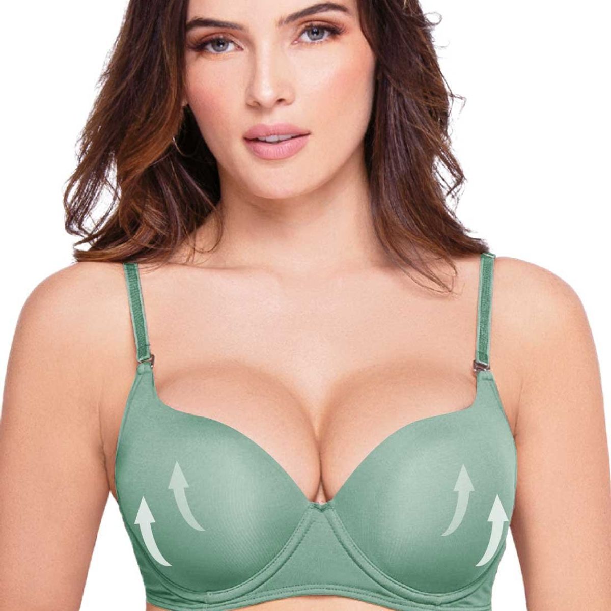 FORMAS INTIMAS - Brasier Mujer Verde FI 71702