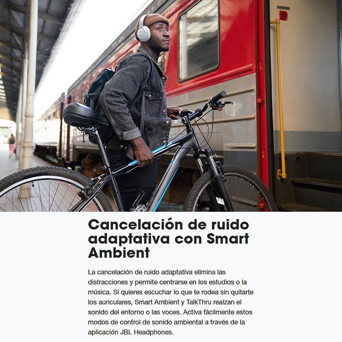 JBL - Jbl Tune 770nc Audífonos Bluetooth Cancelación De Ruido Azul