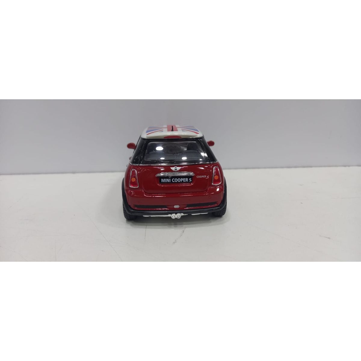 GENERICO - CARRO MINI COOPER S VINOTINTO A ESCALA 128 DE COLECCIÓN