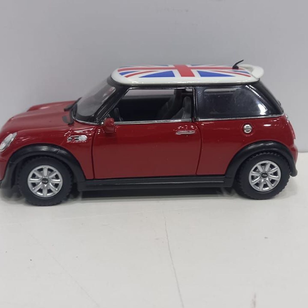 GENERICO - CARRO MINI COOPER S VINOTINTO A ESCALA 128 DE COLECCIÓN