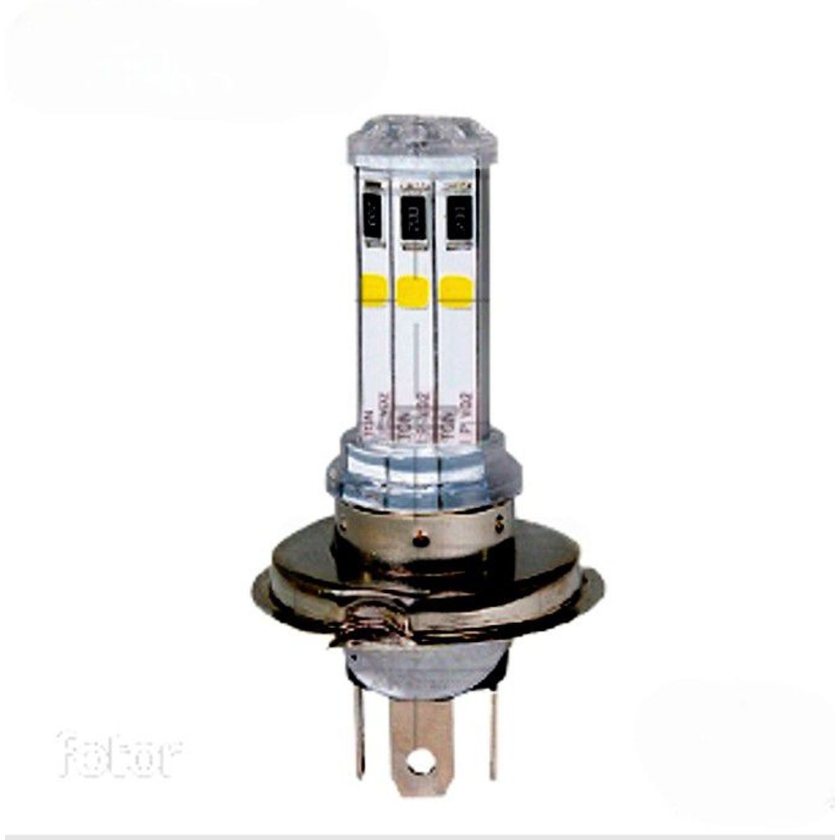 REVO - BOMBILLO LED MOTO CARRO 700 LUMENES H4 TRICETA LUJO COLORES