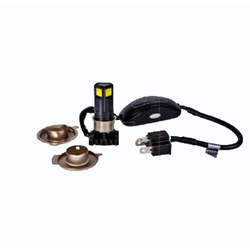 REVO - bombillo LED 2500 lumenes H4 TRICETA luz blanca moto y carro