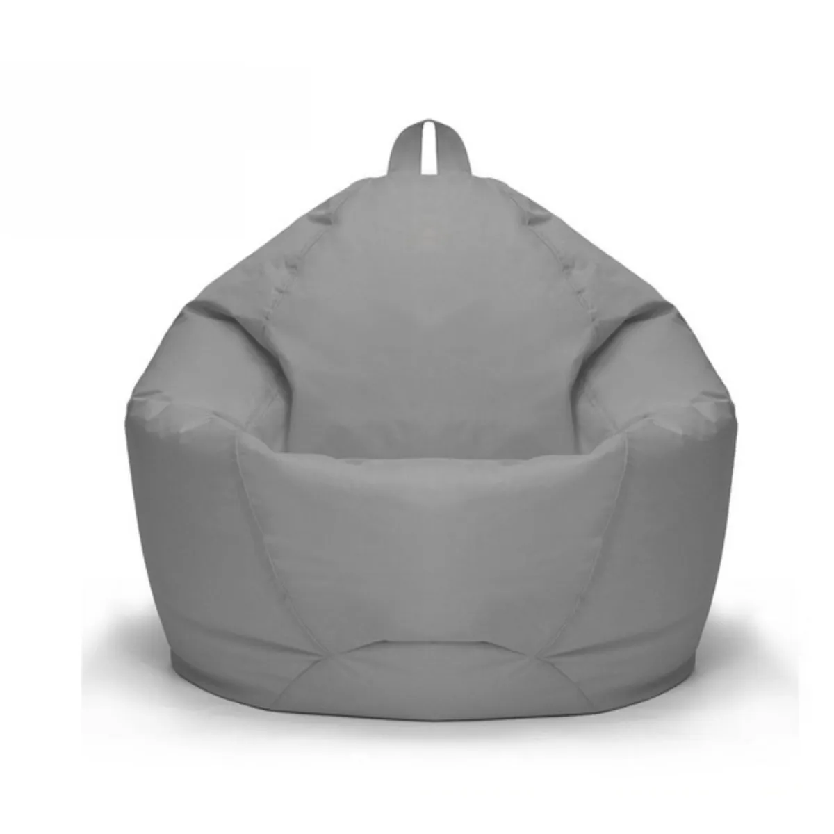 DORMIPUFF - Puff Silla Pera Gris Mediano Dormipuff