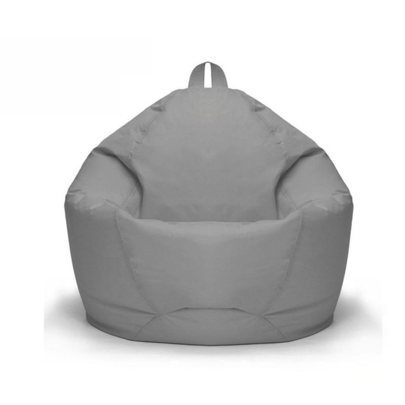 DORMIPUFF - Puff Silla Pera Gris Mediano Dormipuff