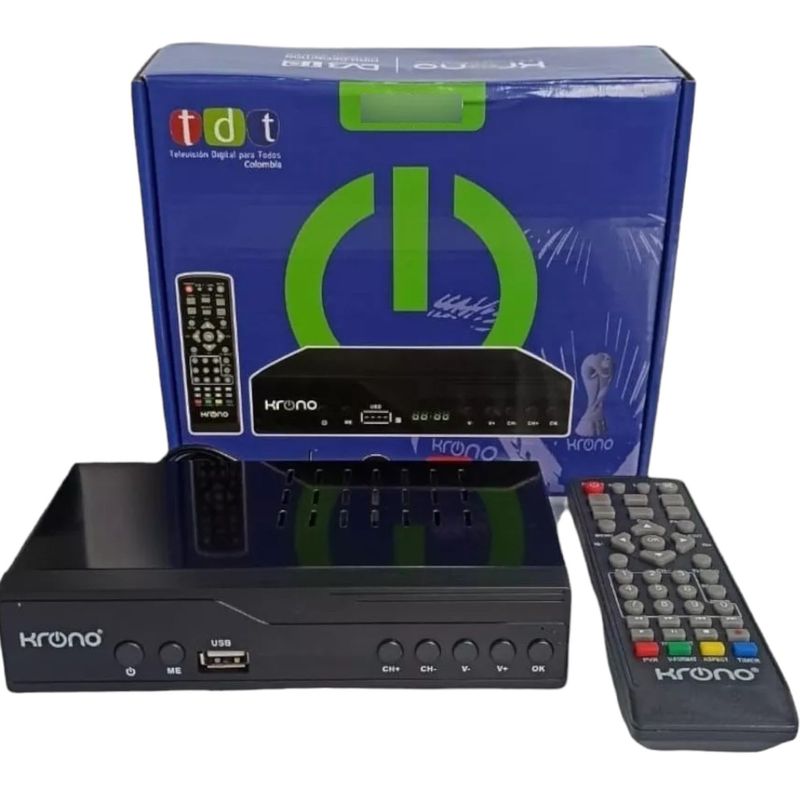 KRONO - Tdt Receptor Tv Digital Hd Krono Control Hdmi