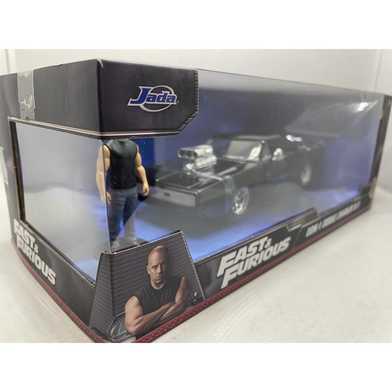 JADA TOYS - CARRO SET DOM & DODGE CHARGER RT A ESCALA 124 DE COLECCIÓN