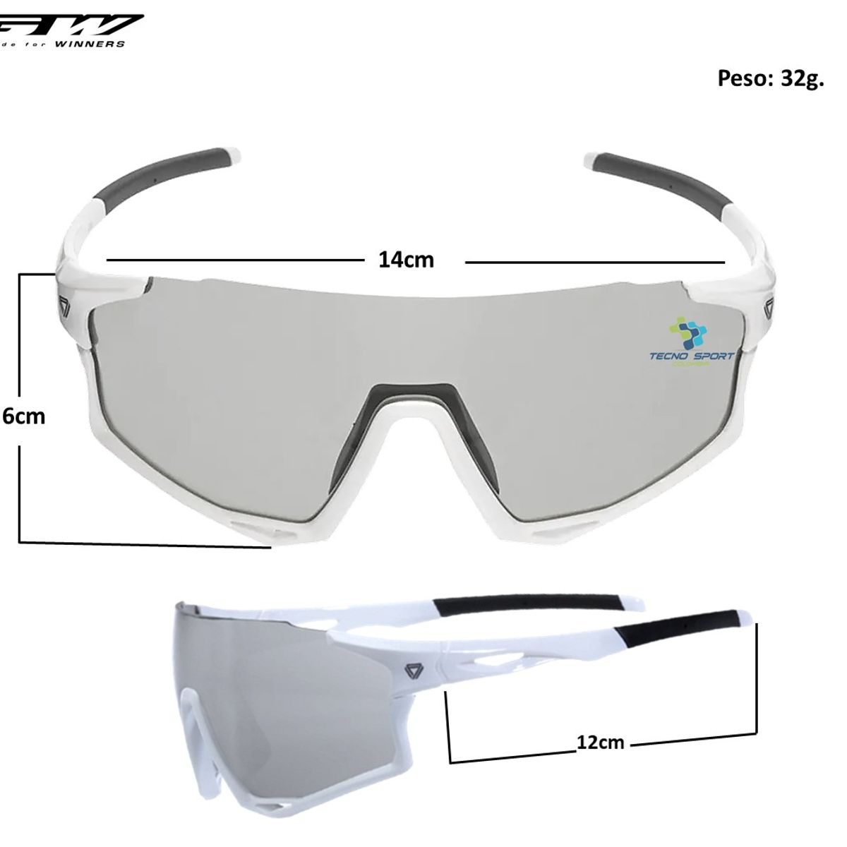 GW - Gafas Fotocromaticas Ciclismo Running Calvert Gw Lente
