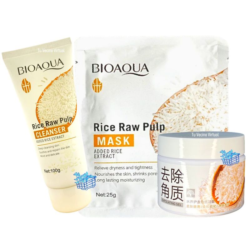 BIOAQUA - Kit BioaQUA de arroz x3