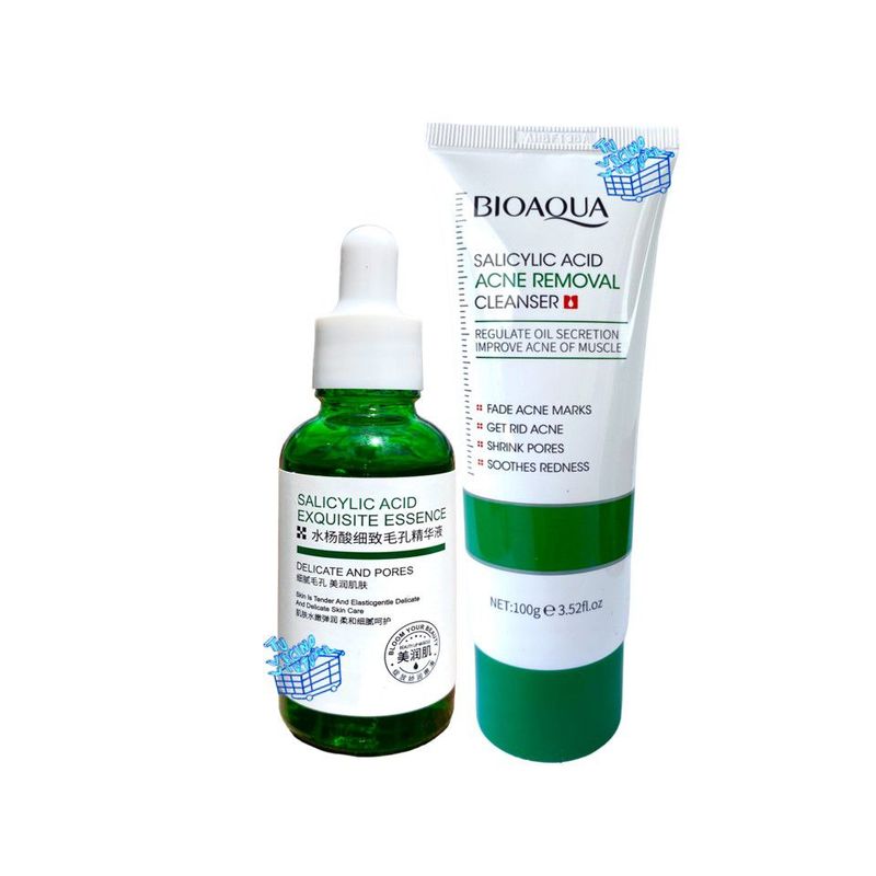 BIOAQUA - Suero Y Jabon Acido Salicilico Bioaqua