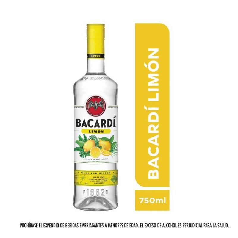 BACARDI - Ron Bacardi Limon Botella X 750 ml