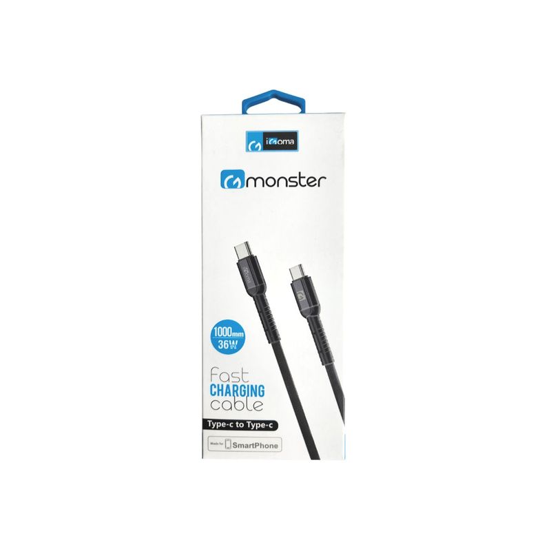 IGOMA - Cable Usb C Carga Rápida Trenzado 36w Igoma Gc-12