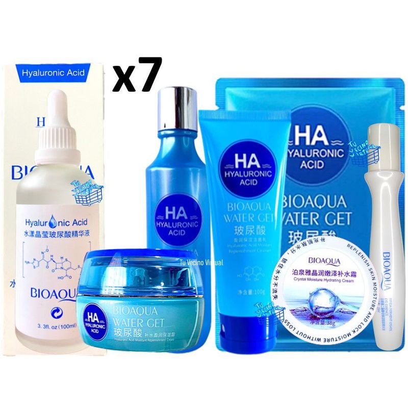BIOAQUA - Kit Acido Hialurónico X7 Bioaqua
