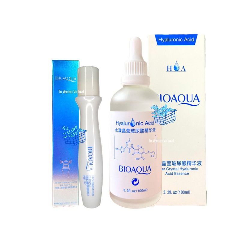 BIOAQUA - Suero y contorno de ojos Acido Hialurónico Bioaqua