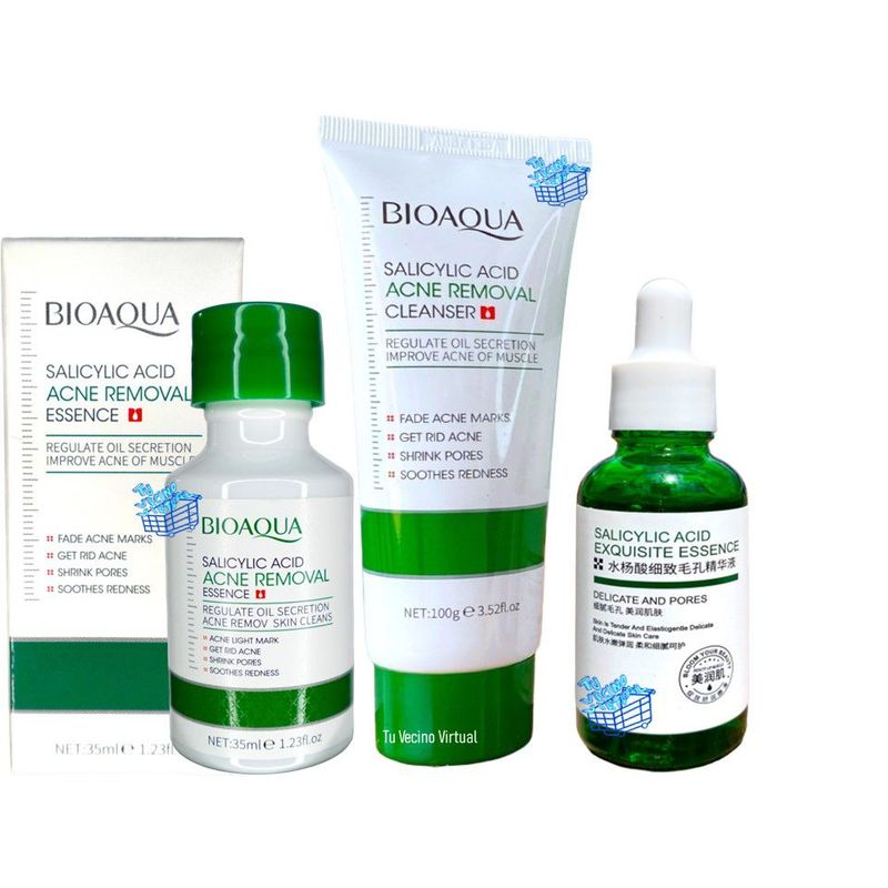 BIOAQUA - Kit Acido Salicílico X3 Bioaqua