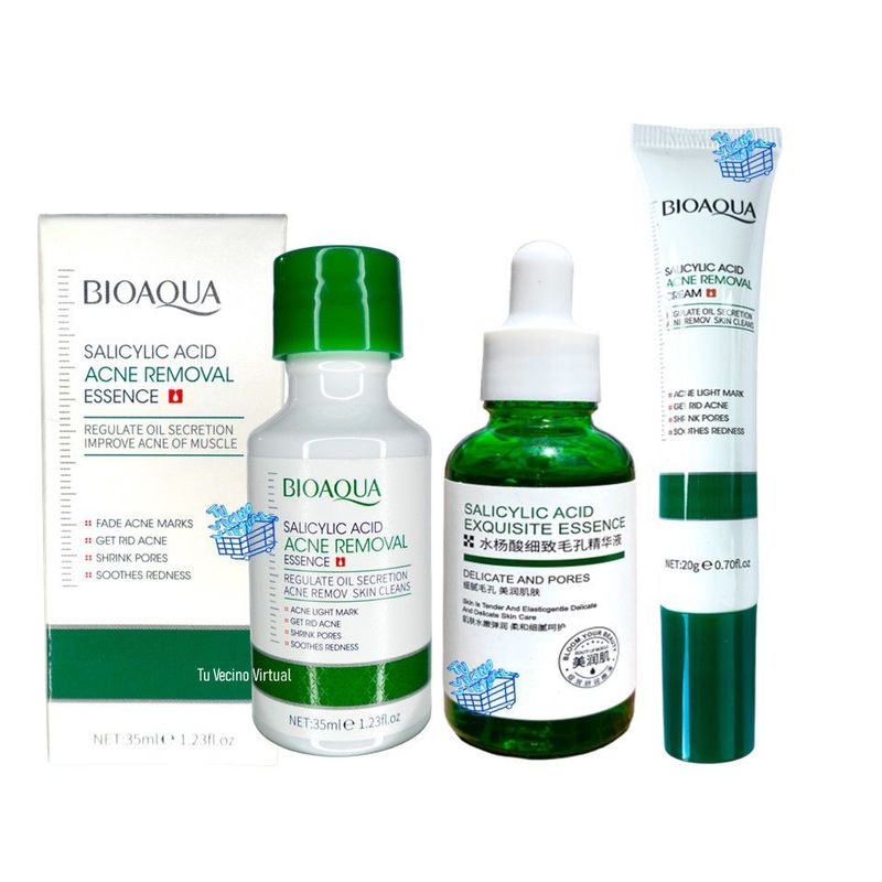 BIOAQUA - Kit Acido Salicílico X3 Bioaqua