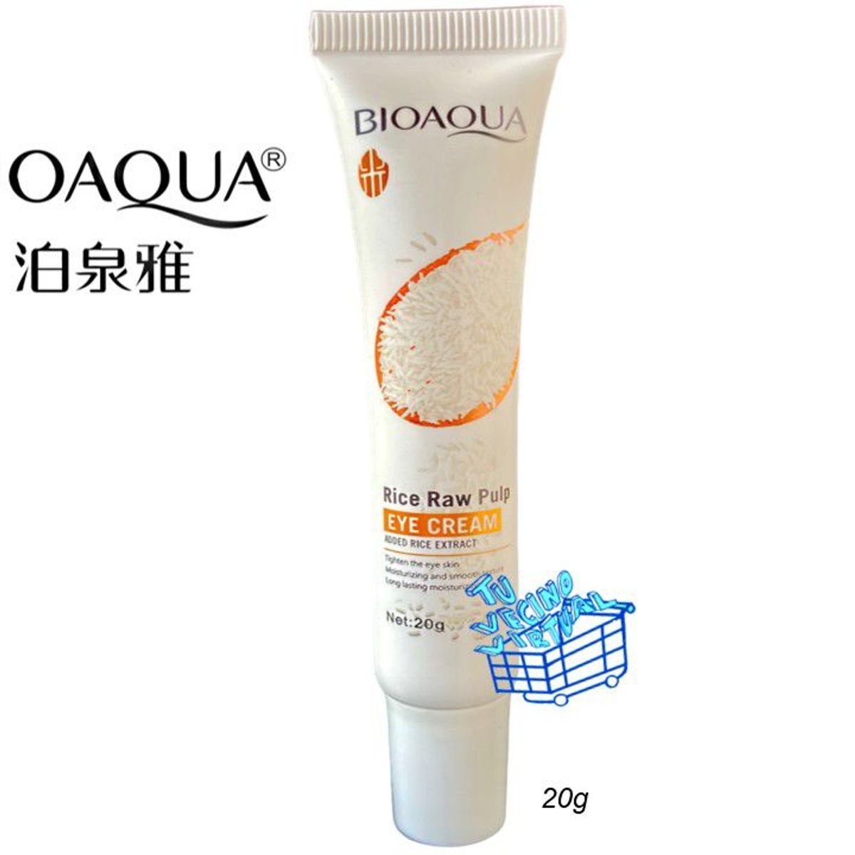 BIOAQUA - Contorno de Ojos arroz bioaQua