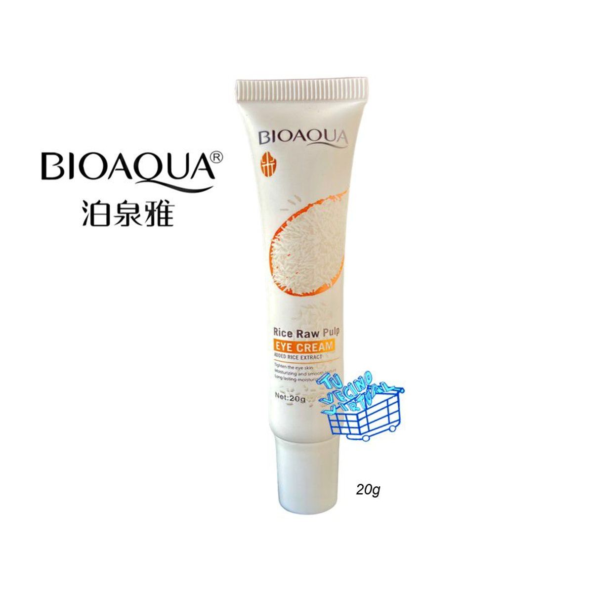 BIOAQUA - Contorno de Ojos arroz bioaQua