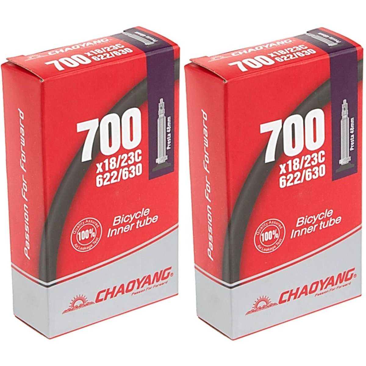 CHAOYANG - Neumático Chaoyang 700 X 23 Válvula 48mm Bicicleta Ruta X2