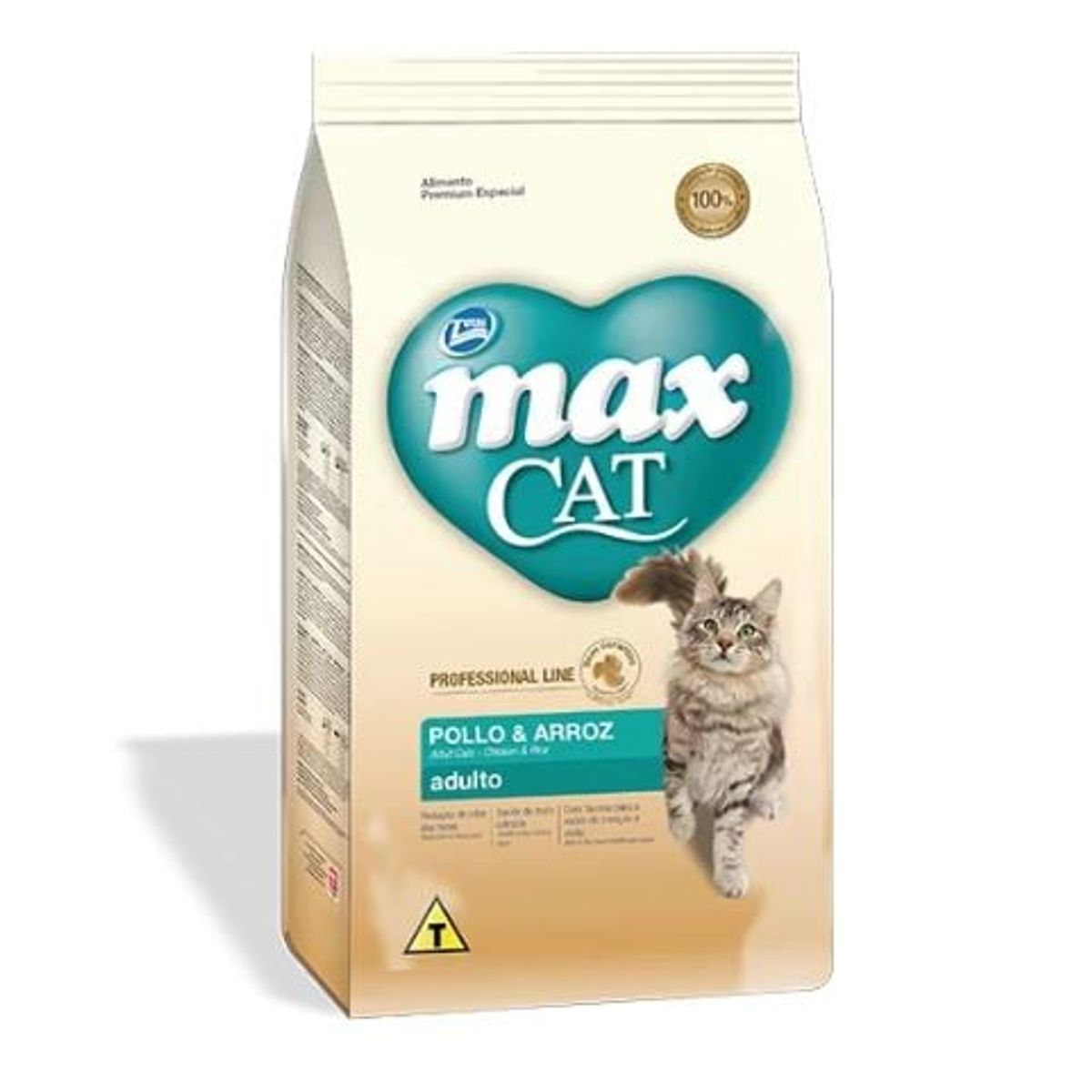 TOTAL MAX - Comida Para Gato Max Professional Adulto Pollo Y Arroz 1 Kg