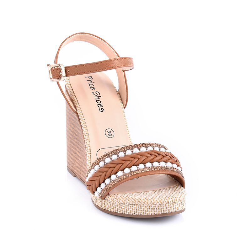 PRICE SHOES - Price Shoes Plataforma Elegante Mujer 882VS001MIEL