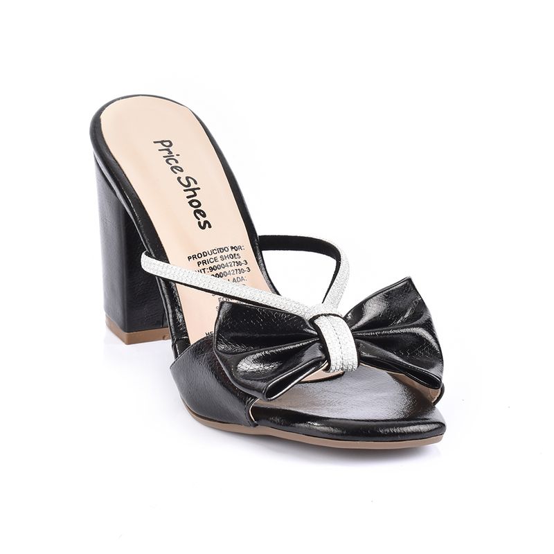 PRICE SHOES - Price Shoes Tacon Bajo Elegante Mujer 962CR85NEGRO