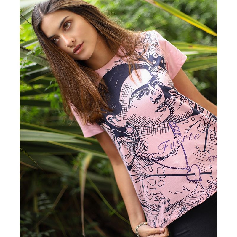 FRIDA KAHLO - Camiseta Mujer Manga corta Frida Kahlo