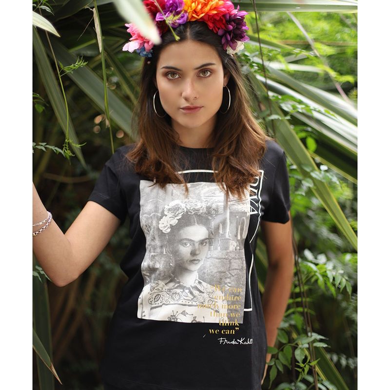 FRIDA KAHLO - Camiseta Mujer Manga corta Frida Kahlo