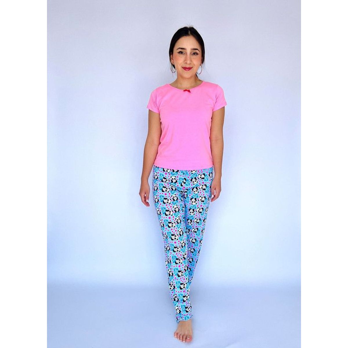 BY MORNING - Pijama Pantalón pandas 1581_.