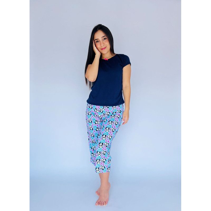 BY MORNING - Pijama Capri Pandas 1598_.