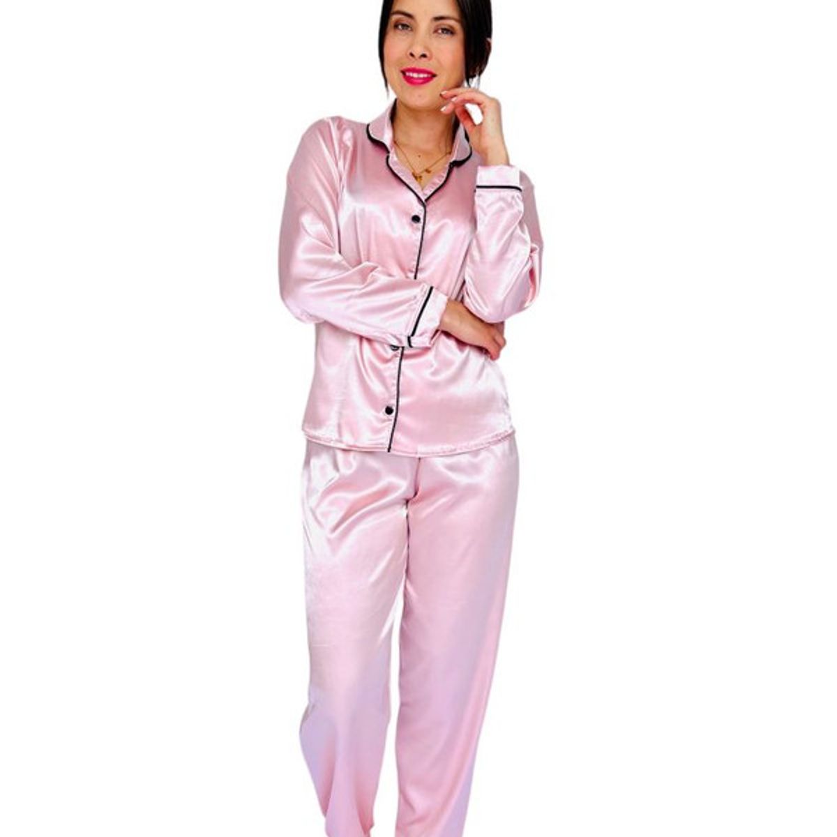 BY MORNING - Pijama Pant Elegant Satín 1531