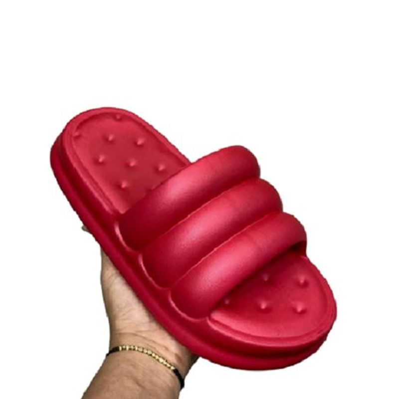 GENERICO - SANDALIAS MASMELO COMODAS COLOR ROJO