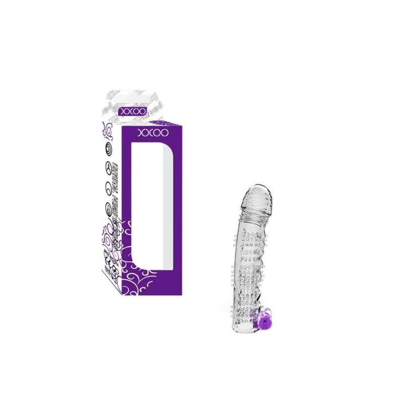 SEN INTIMO - Funda en silicona masculina con bala vibradora hombre condon