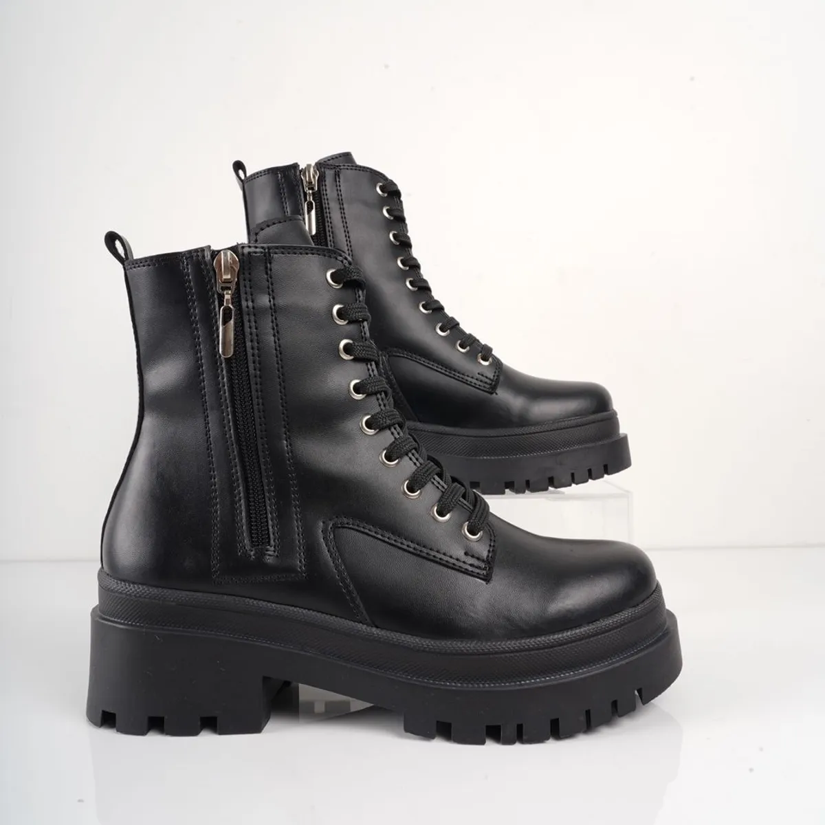 MANA DI DIO - Botin negro Krack para mujer Mana di Dio